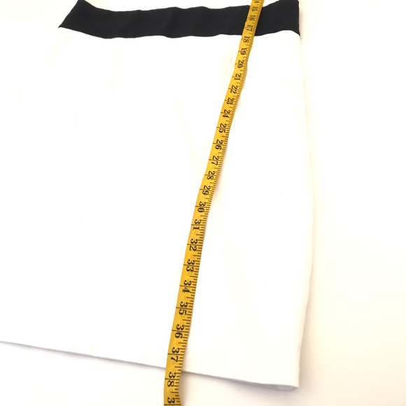 Banana Republic White Color Block Sheath Dress 14 - Picture 4 of 6